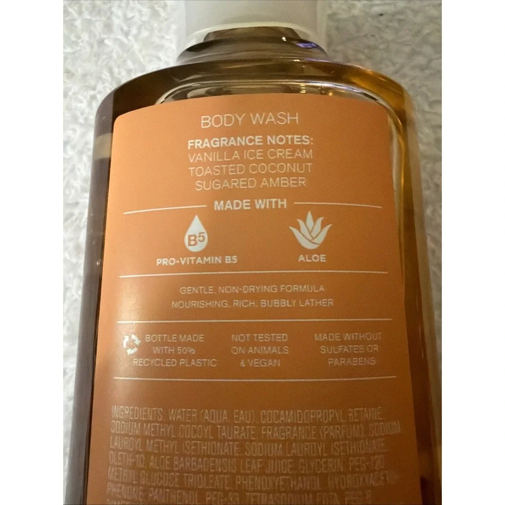 Bath & Body Works WHIPPED COCONUT MILKSHAKE Shower Gel Body Wash 10 Oz Lot Of 2